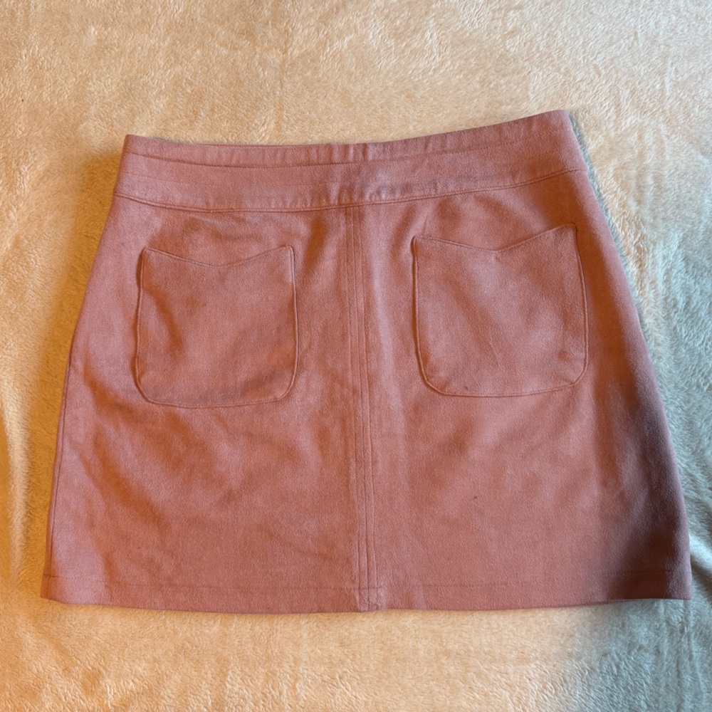 Kendall & Kylie Blush Pink Mini Skirt